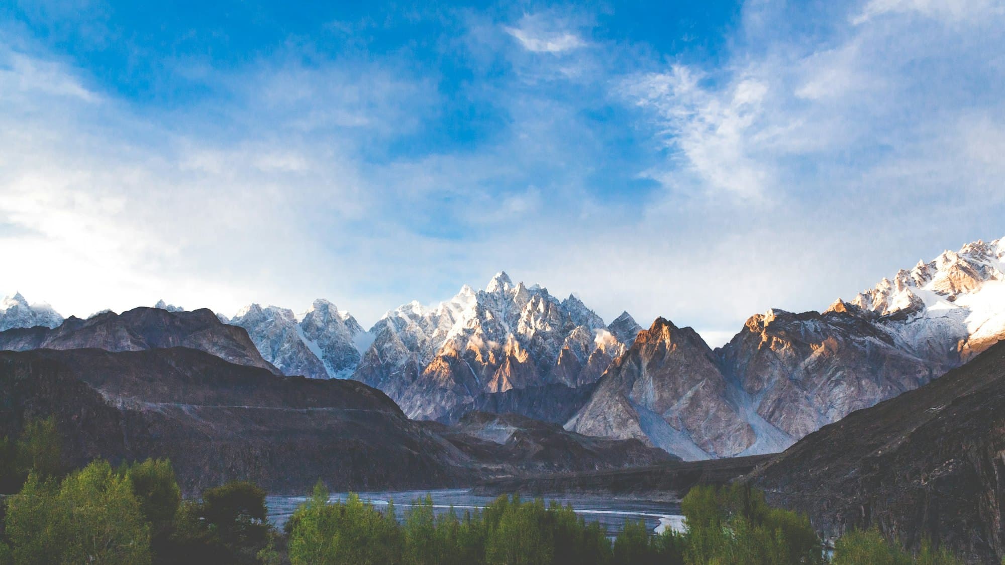 Mountains in northern Pakistan